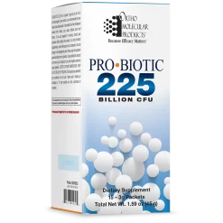 Ortho Biotic Pro Biotic 225 Billion CFU (15 Packets) By Orthomolecular