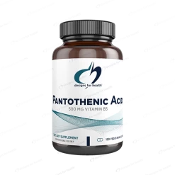 Pantothenic Acid 500mg (120 Caps) By Designs For Health