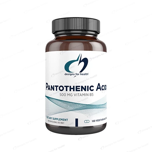 Pantothenic Acid 500mg (120 Caps) By Designs For Health 3 Pantothenic Acid 500mg (120 Caps) By Designs For Health