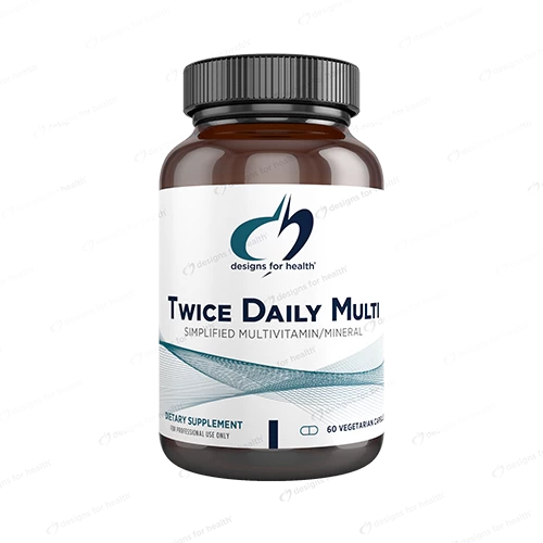 Twice Daily Multi (60 Caps) By Designs For Health 3 Twice Daily Multi (60 Caps) By Designs For Health