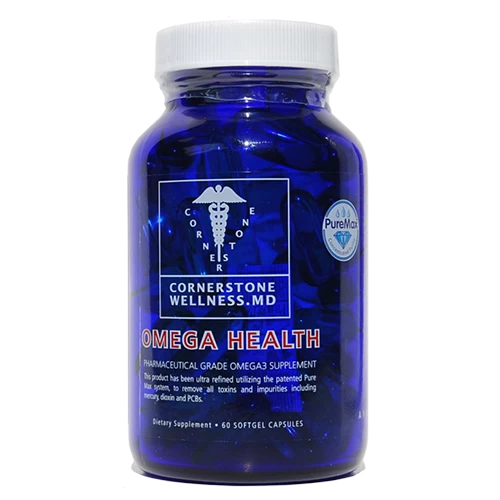 Omega Health Fish Oil (60 Softgels) By Cornerstone Wellness MD 3 Omega Health Fish Oil (60 Softgels) By Cornerstone Wellness MD