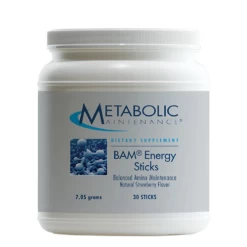 BAM Energy Sticks Strawberry (30 Servings) By Metabolic Maintenance