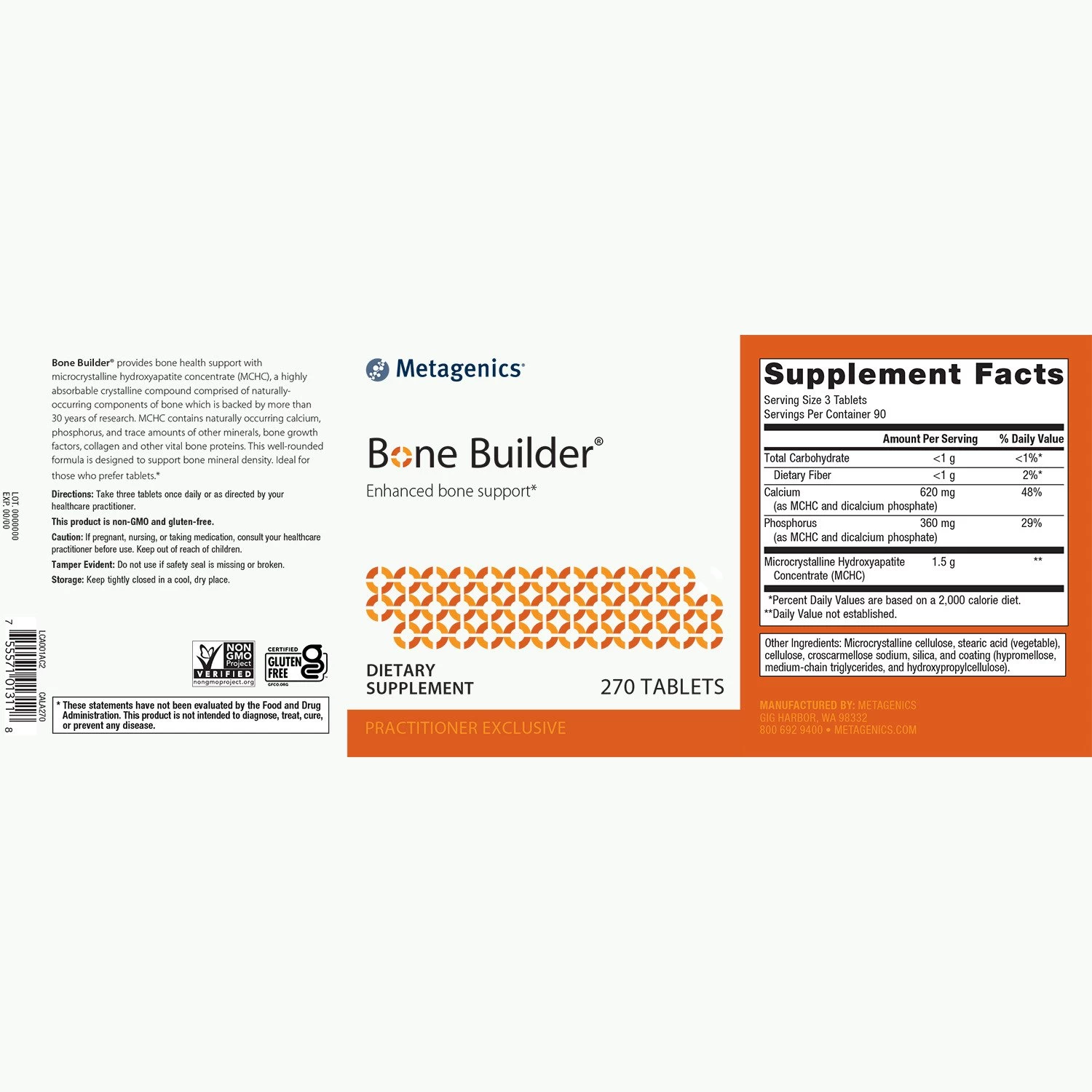 Bone Builder (270 Tabs) By Metagenics 4 Bone Builder (270 Tabs) By Metagenics - Image 2