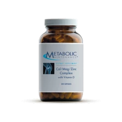 Cal/ Mag/ Zinc Complex With Vitamin D (240 Caps) By Metabolic Maintenance