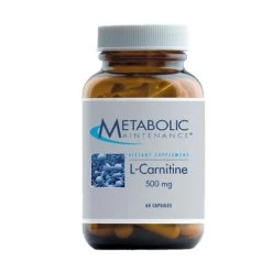 L-Carnitine 500 Mg (60 Caps) By Metabolic Maintenance