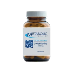 L-Methionine 500 Mg (100 Caps) By Metabolic Maintenance