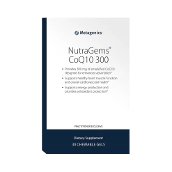 NutraGems CoQ10 300 (30 Chewable Gels) By Metagenics