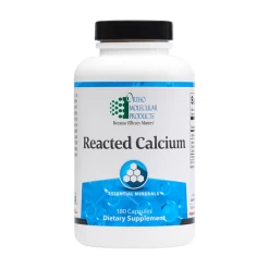 Reacted Calcium (180 Caps) By Orthomolecular