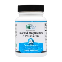 Reacted Magnesium And Potassium (60 Caps) By Orthomolecular