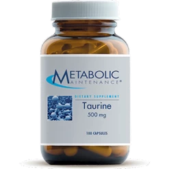 Taurine 500 Mg (100 Caps) By Metabolic Maintenance