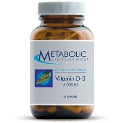 Vitamin D-3 5,000 IU (90 Caps) By Metabolic Maintenance