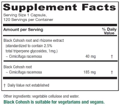 Bone-muscle Store -Bone-muscle Store black cohosh 60caps supplement facts