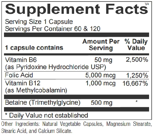 Cardio B (60 Caps) By Orthomolecular 4 Cardio B (60 Caps) By Orthomolecular - Image 2