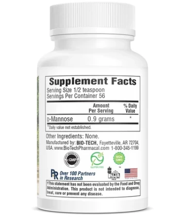 D-Mannose Powder (50 G) By Biotech 3 D-Mannose Powder (50 G) By Biotech - Image 2