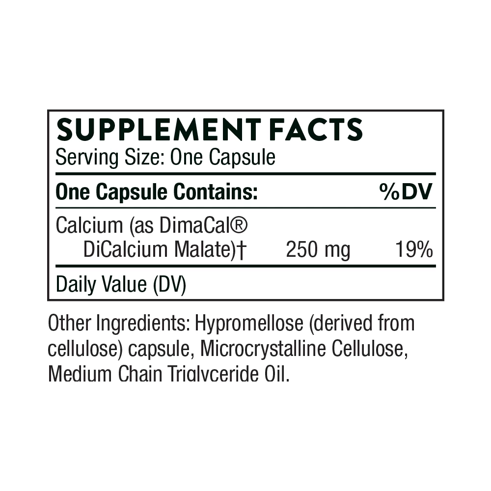 DiCalcium Malate (120 Caps) By Thorne 4 DiCalcium Malate (120 Caps) By Thorne - Image 2