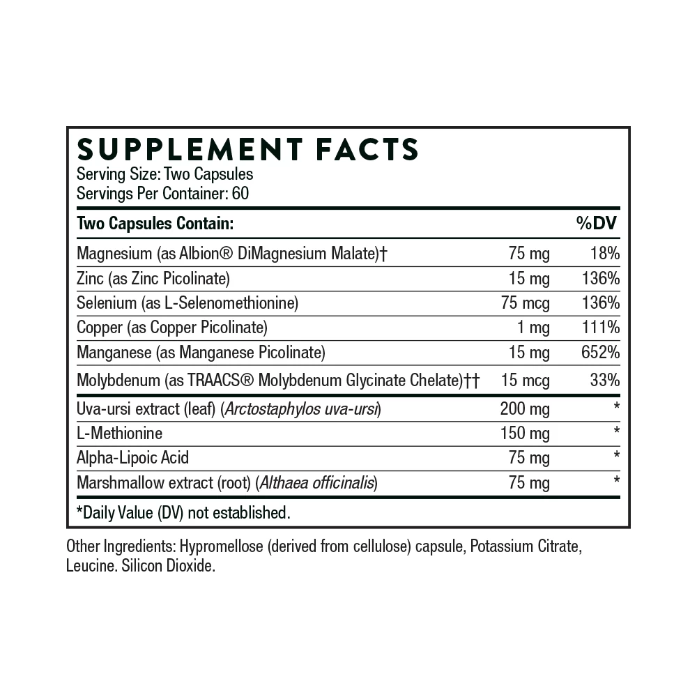 Heavy Metal Support (120 Caps) By Thorne 4 Heavy Metal Support (120 Caps) By Thorne - Image 2