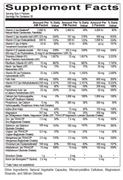 Bone-muscle Store -Bone-muscle Store osteo complex 60 packets supplement facts
