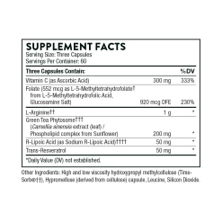 Perfusia Plus (180 Caps) By Thorne -Bone-muscle Store perfusia plus 180 caps thorne supplement facts