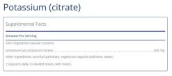 Potassium Citrate (180 Caps) By Pure Encapsulations 5 Potassium Citrate (180 Caps) By Pure Encapsulations -Bone-muscle Store potassium citrate 180 caps pure encapsulations supplement facts