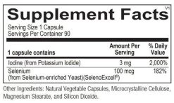 Bone-muscle Store -Bone-muscle Store seleno iodide 90 caps orthomolecular supplement facts