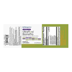 UltraFlora BiomePro (30 Caps) By Metagenics -Bone-muscle Store ultraflora biomepro 30 caps metagenics supplement facts